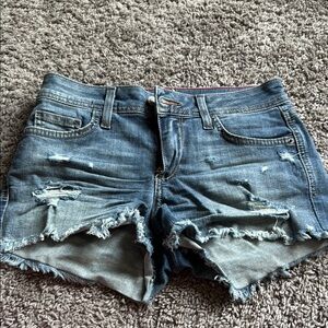 Denim Distressed Women Shorts